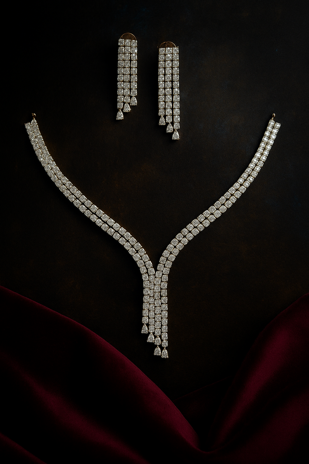 Cascading Elegance Necklace Set