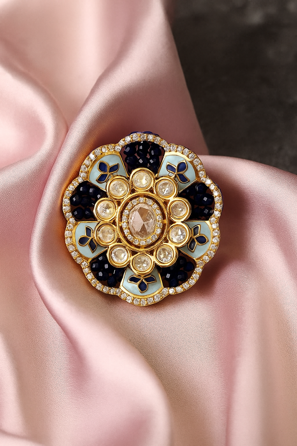 Imperial Enamel Floral Ring