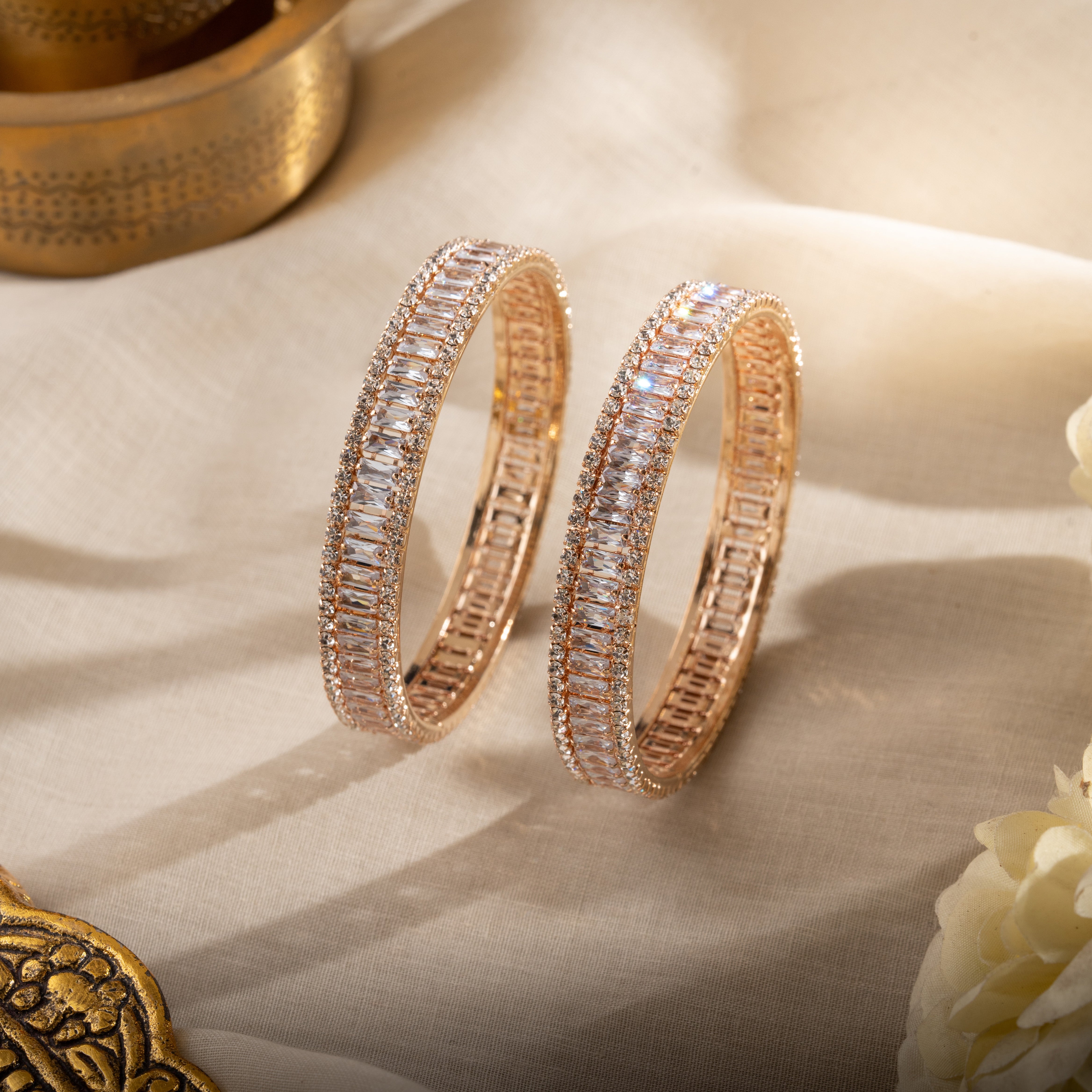 Celestia Carat Radiant Elegance Bangles Set