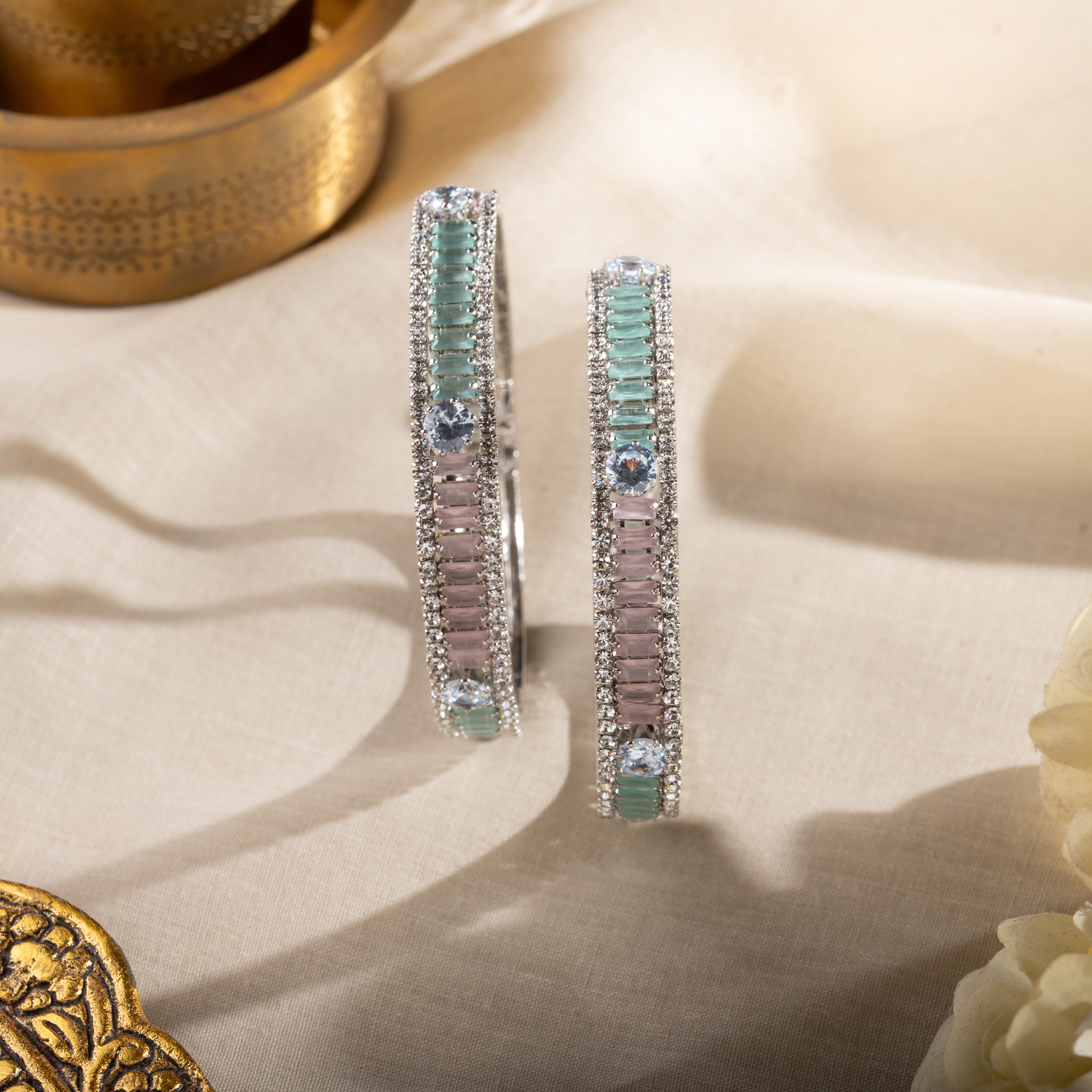 Serene Pastel Bangles Set