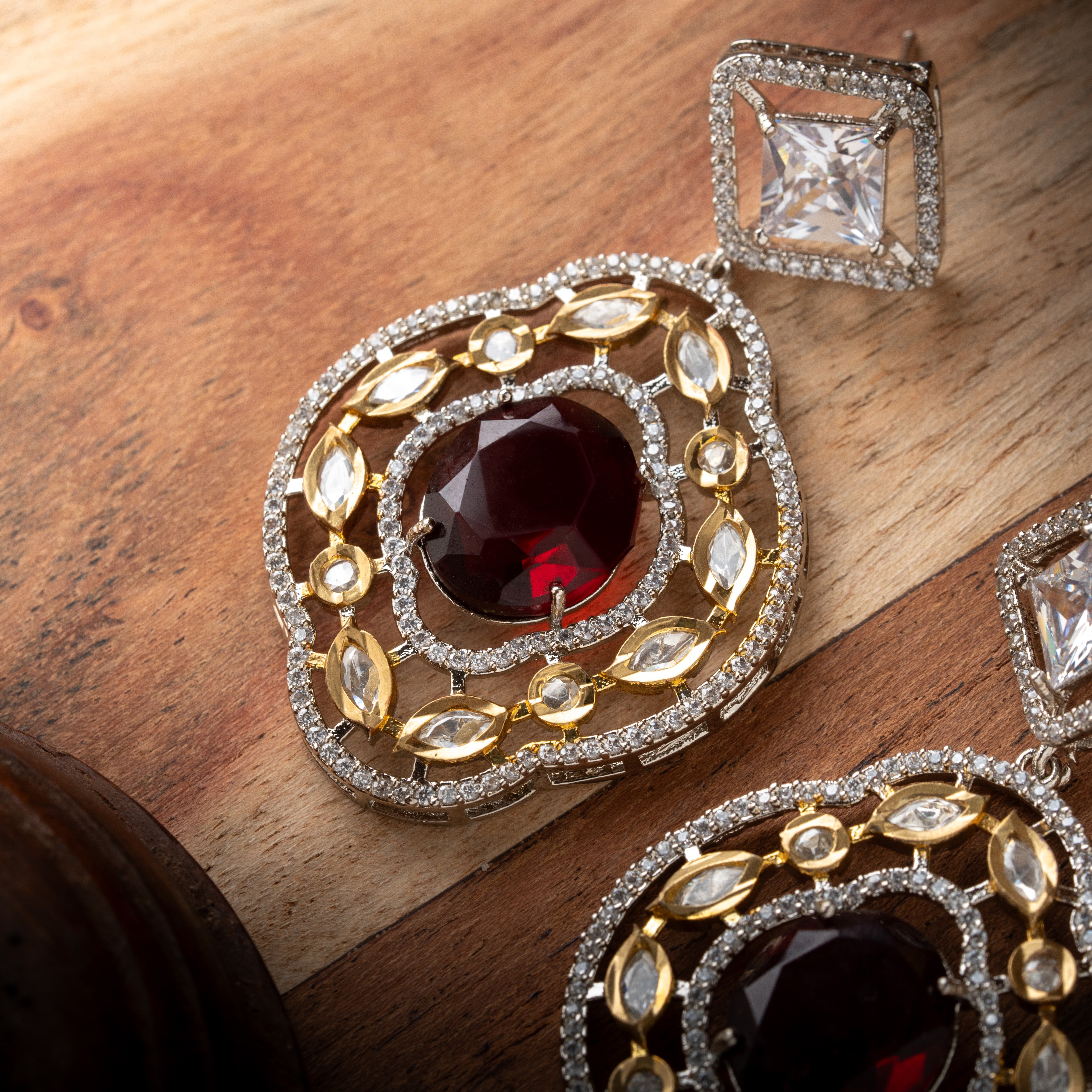 Ruby Majesty Earrings