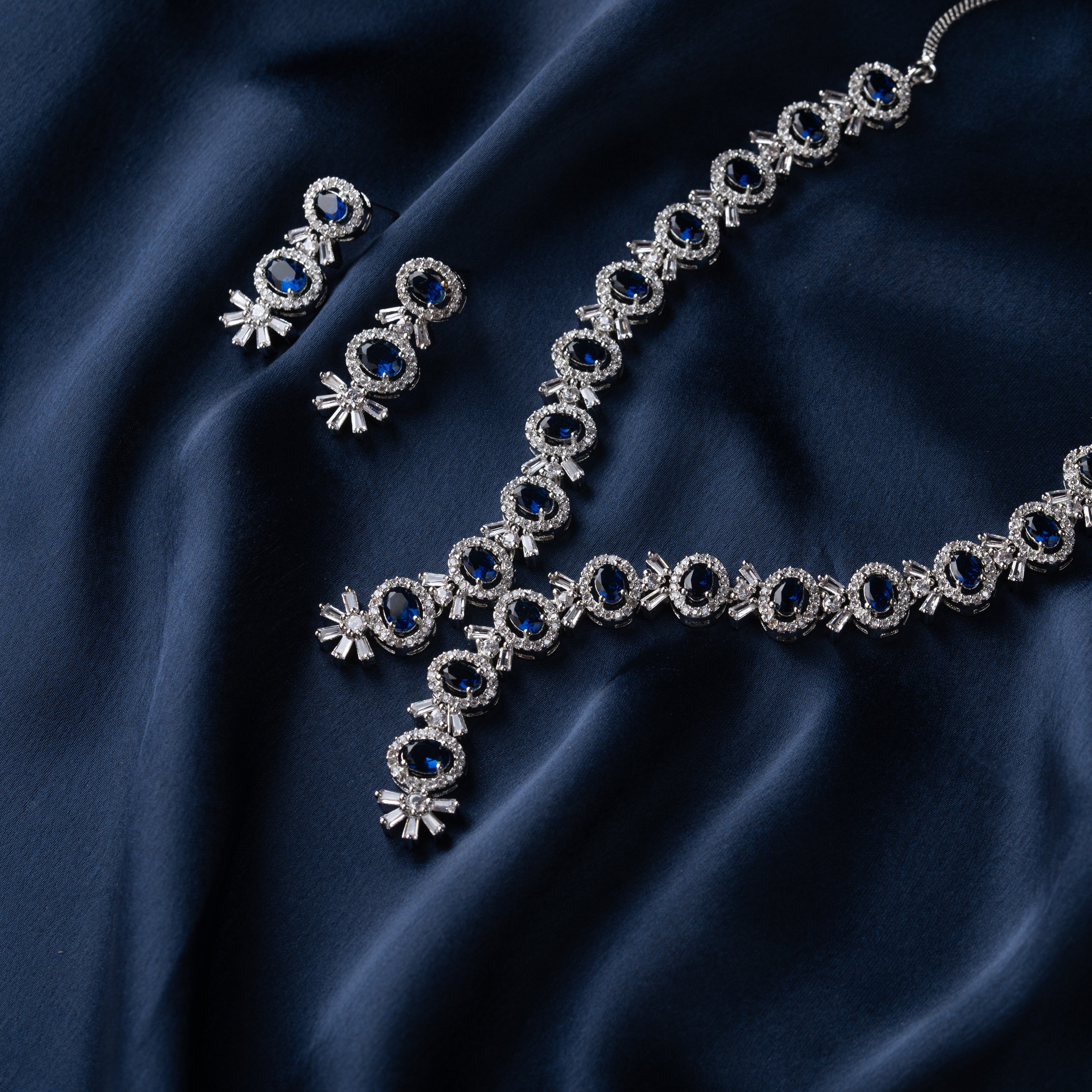 Regal Crystal Pastel Necklace Set