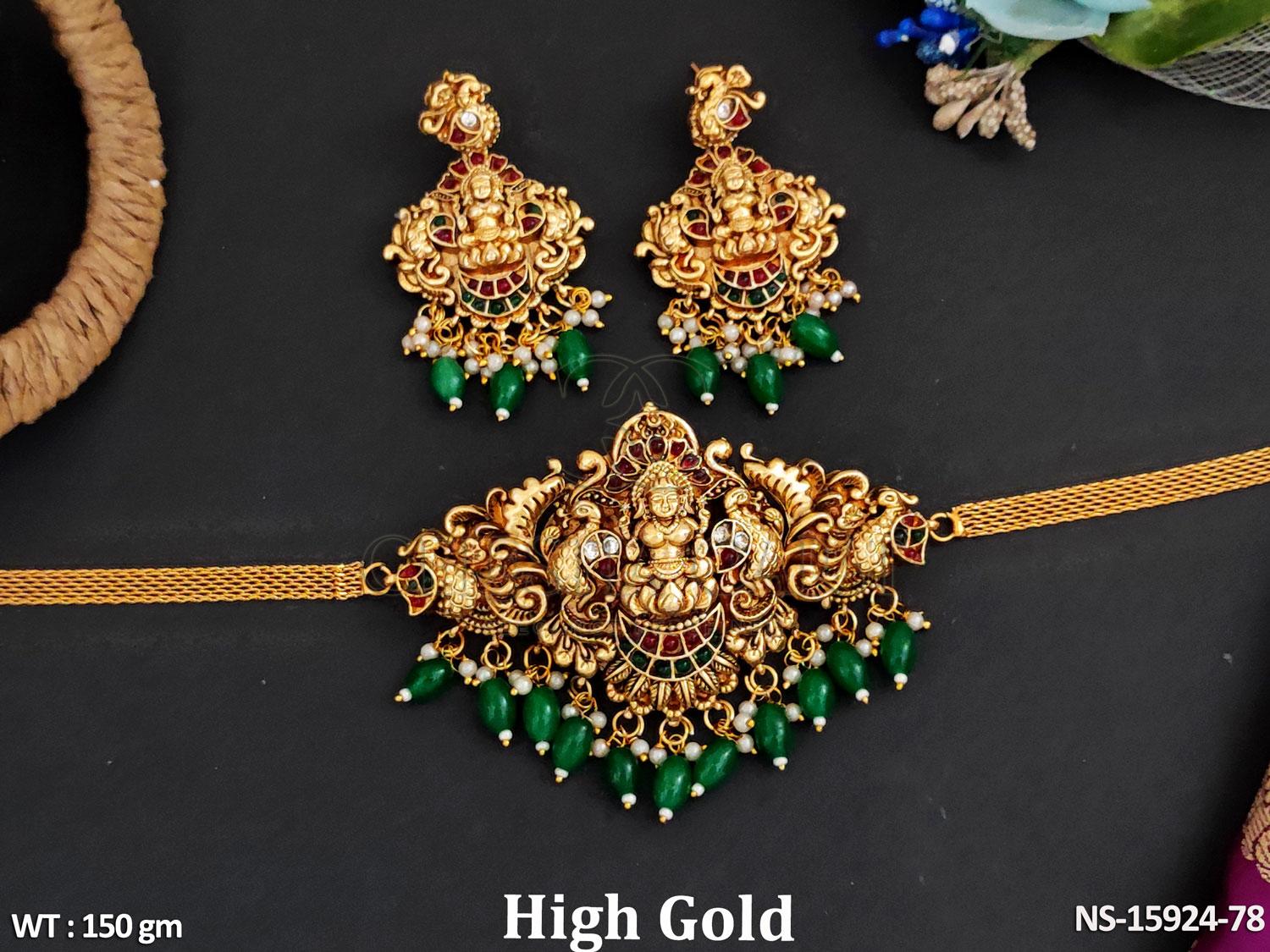 Celestia Carat Divine Temple Necklace Set