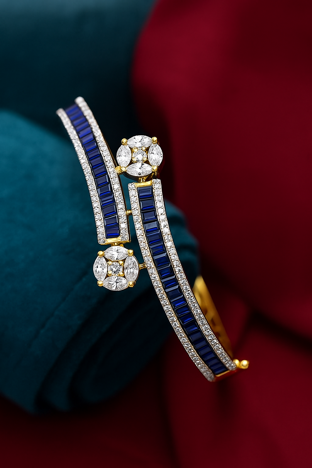 Sapphire Symphony Bangle