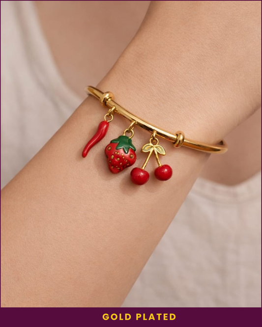 Noyo : Gold Plated Openable Bracelet