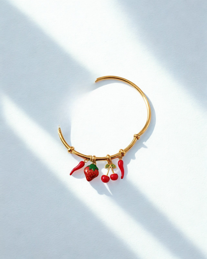 Noyo : Gold Plated Openable Bracelet