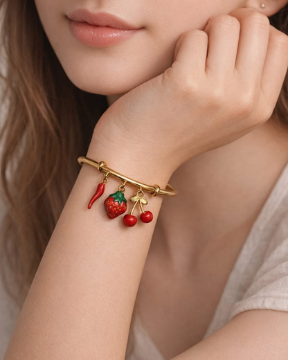 Noyo : Gold Plated Openable Bracelet