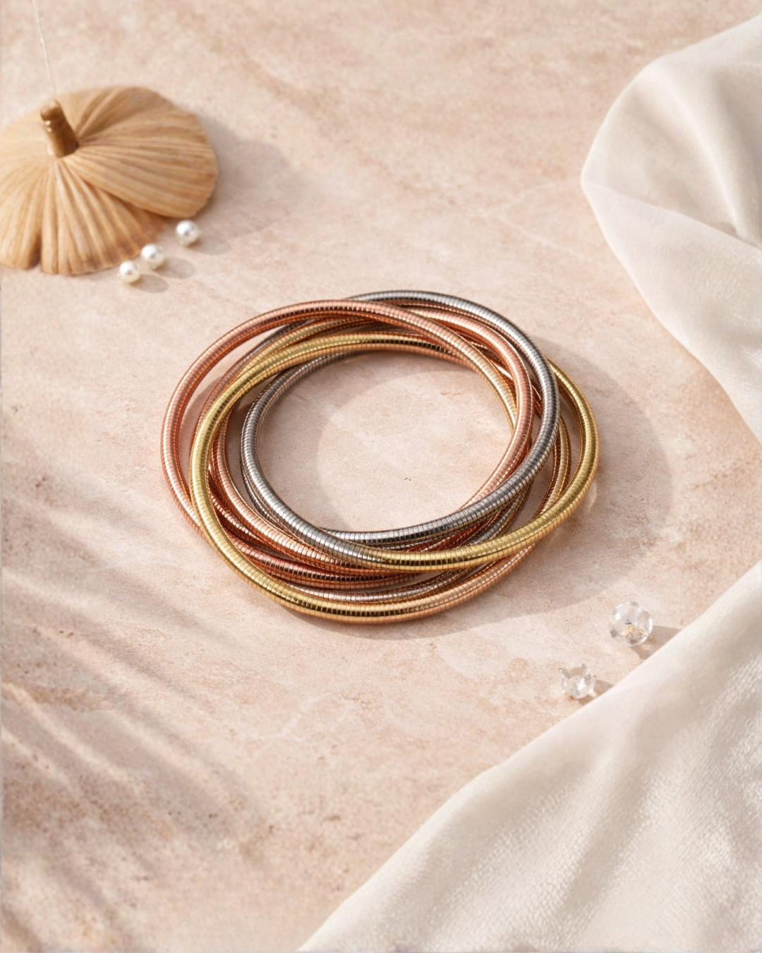 Rasa :  Anti Tarnish Twisted Bracelet