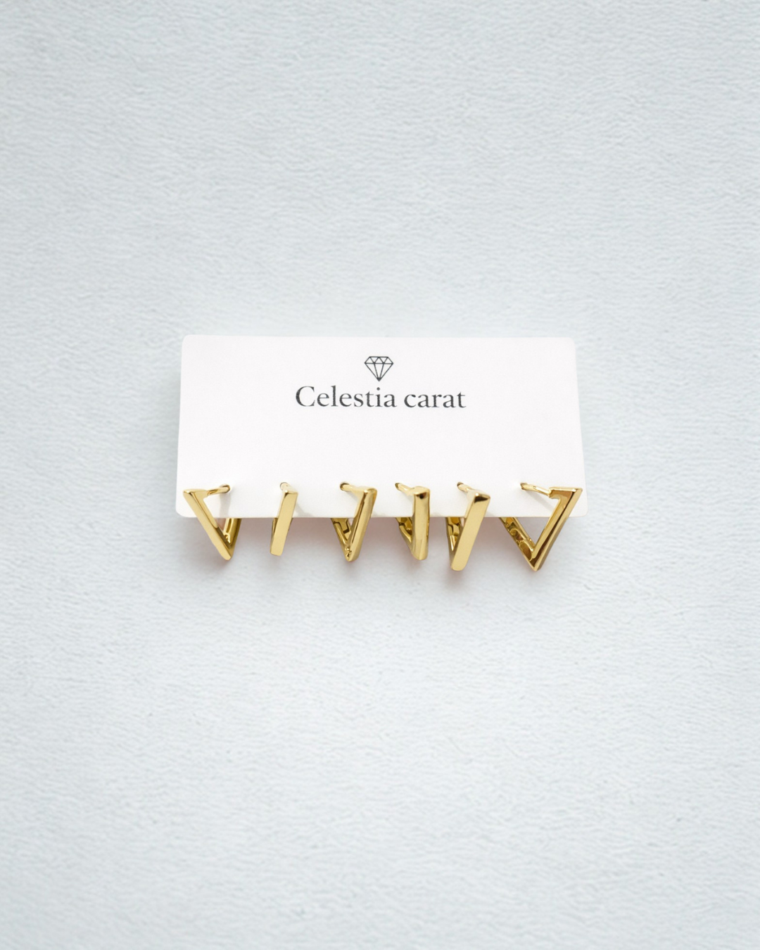 Nua : Gold Plated Hoop Set