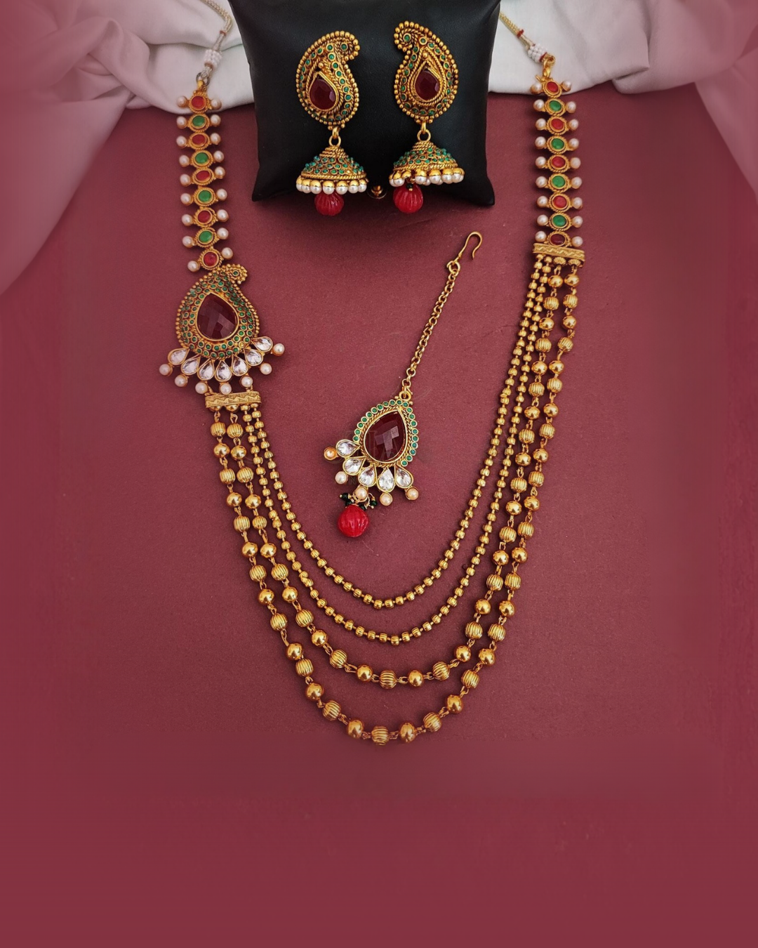 Kara : Gold Plated Necklace Set