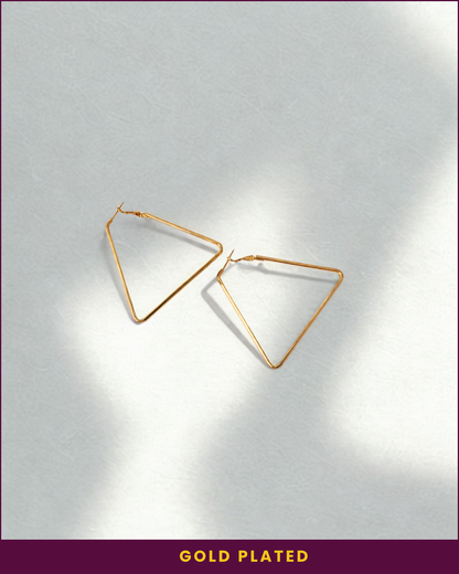 Adora : Gold Plated Hoop
