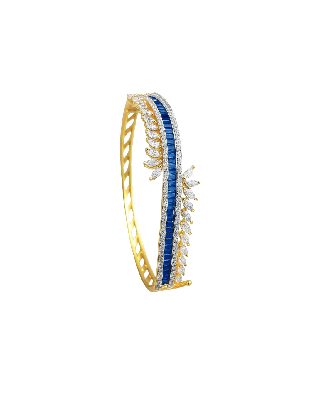 Mora : Gold Plated AD Bangle Set (2.4)