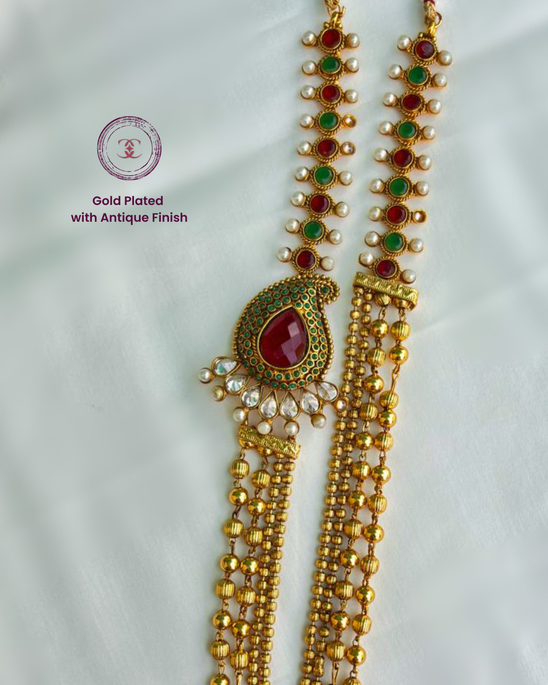 Kara : Gold Plated Necklace Set