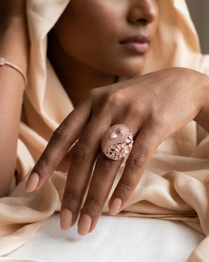 Amaree : Gold plated AD Ring