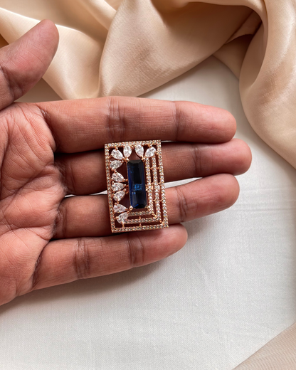 Pragya : Gold plated AD Ring