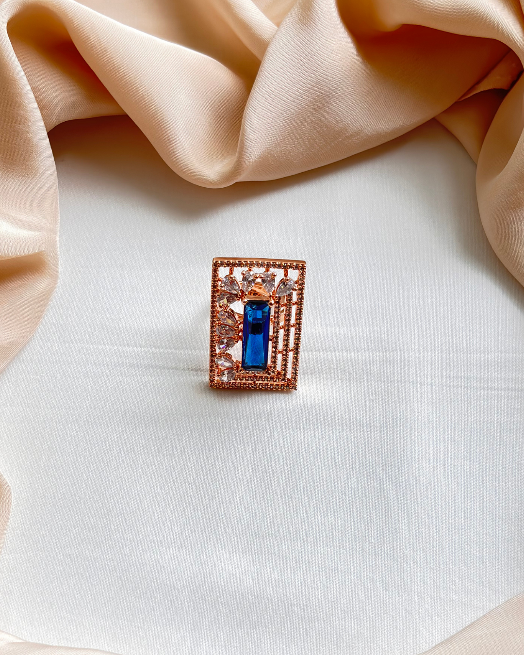 Pragya : Gold plated AD Ring