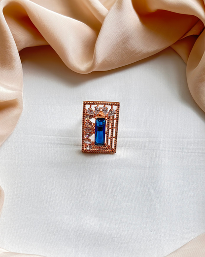 Pragya : Gold plated AD Ring