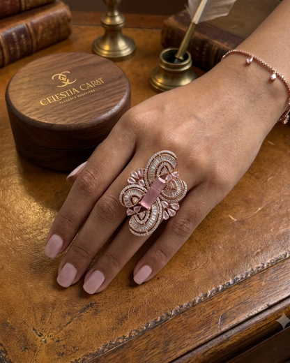 Gauri : Gold plated AD Ring