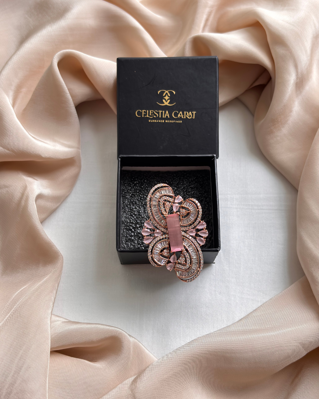 Gauri : Gold plated AD Ring