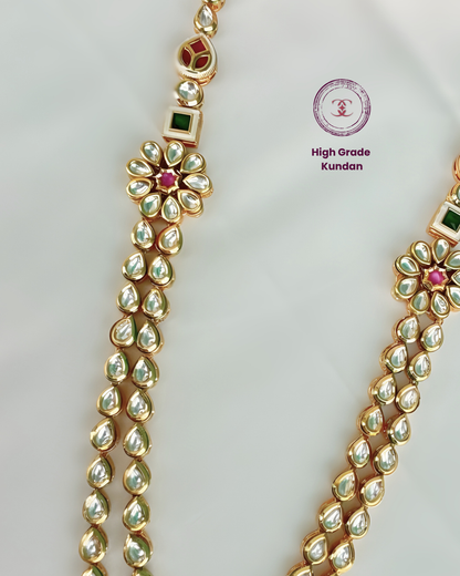 Asteya : Gold Plated Kundan Necklace Set