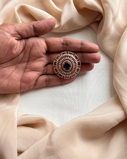 Prisha : Gold plated AD Ring