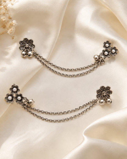 Rani : Oxidised Earrings