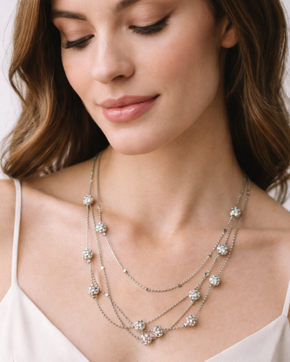Svasti : Gold/Silver Plated Layered Necklace