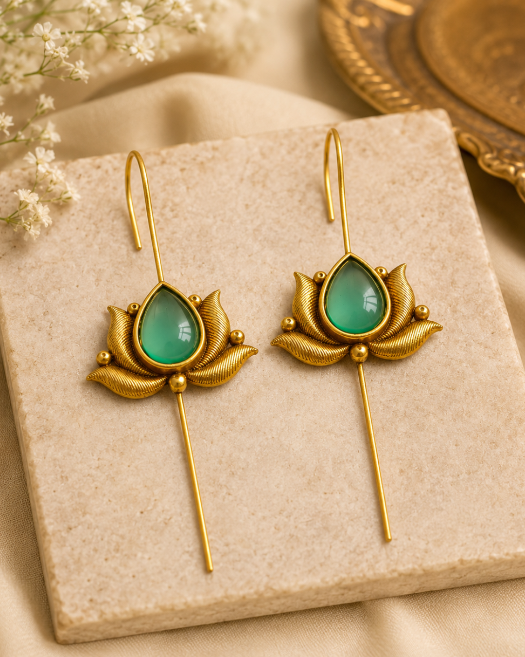 Traya : Gold/Silver Plated Earrings
