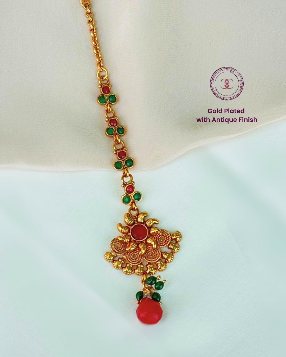 Saanjh : Gold Plated Necklace Set
