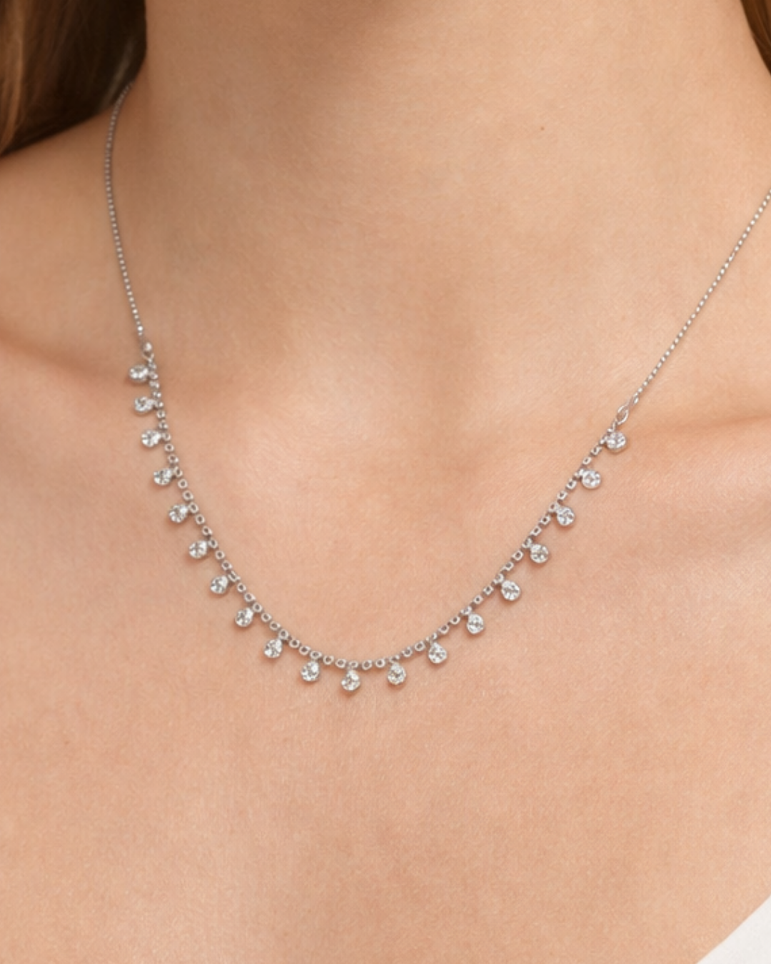 Vid : Silver Plated Necklace
