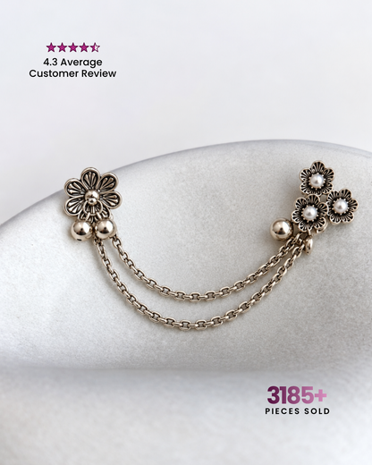 Rani : Oxidised Earrings