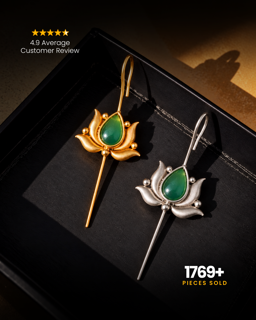 Traya : Gold/Silver Plated Earrings
