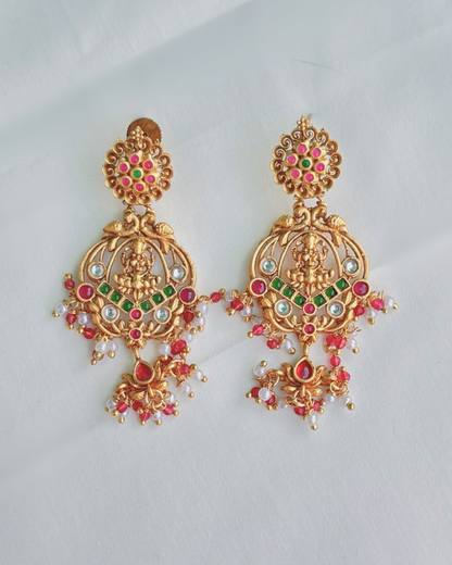 Atha :  Gold Plated Rajwadi Necklace Set