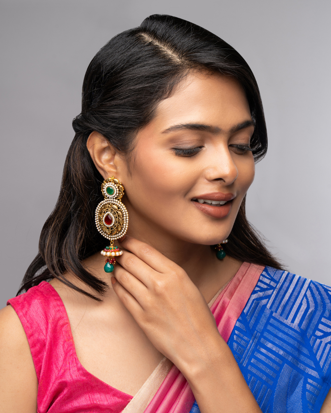 Antra : Gold Plated Earrings