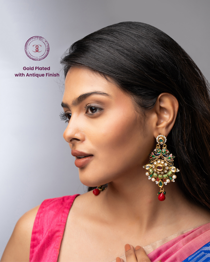 Ekani : Gold Plated Earrings