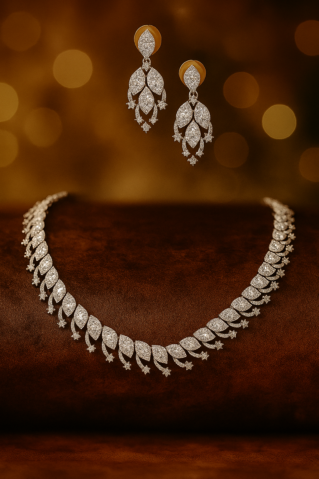 Celestia Carat Diamond Leaf Set