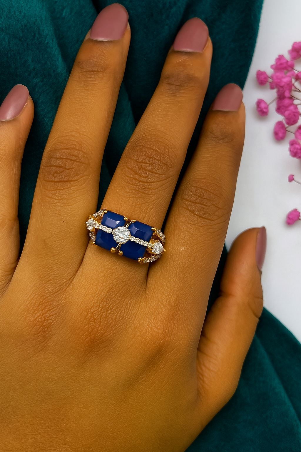 Celestia Carat Royal Sapphire Elegance Ring