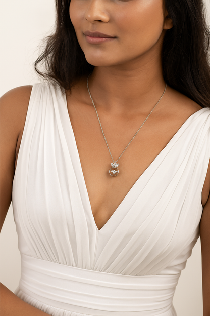 Crown : Silver Plated Pendant