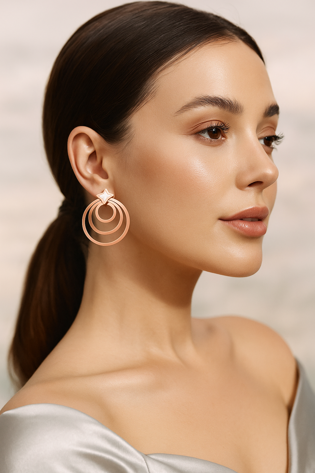 Celestia Carat Cosmic Circles Earrings