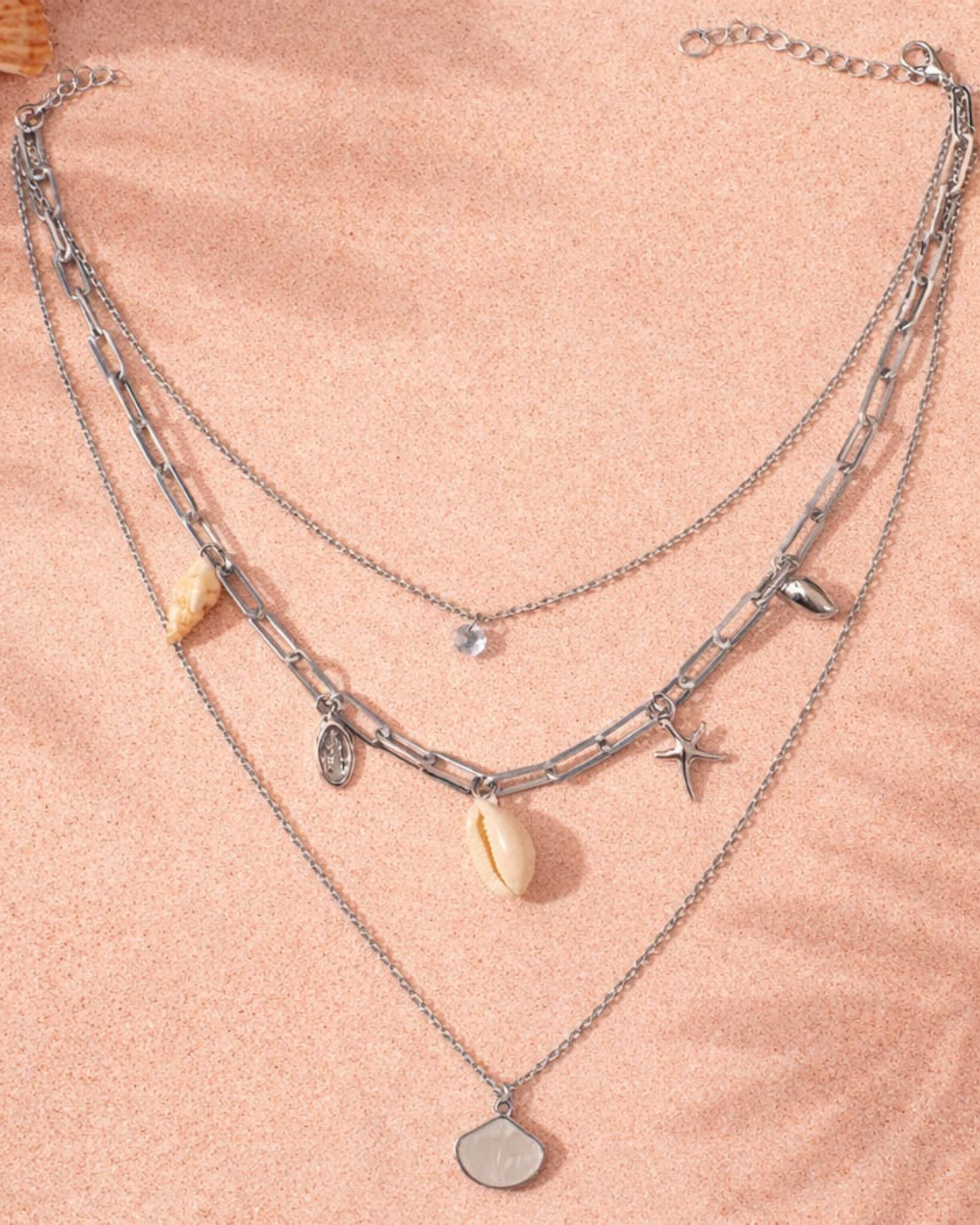 Jojo : Gold/Silver Plated Layered Necklace