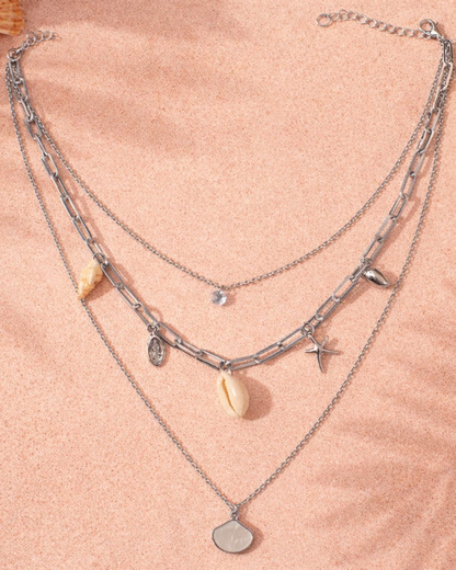 Jojo : Gold/Silver Plated Layered Necklace