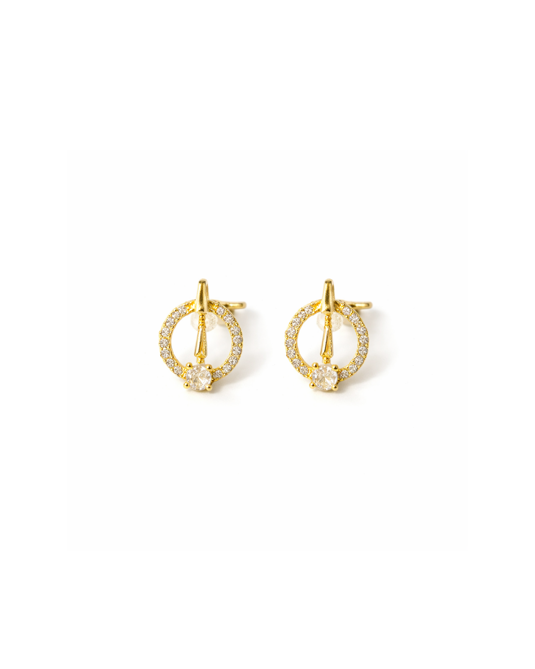 Zeya : Gold Plated Pendant Set
