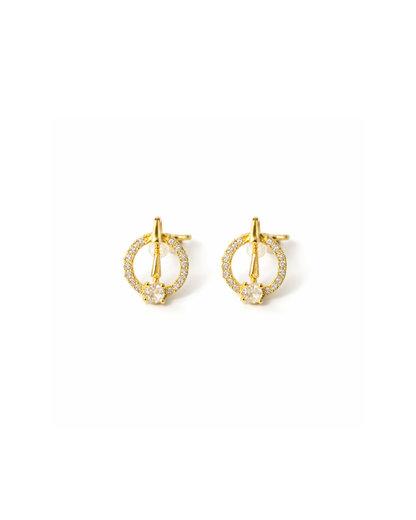 Zeya : Gold Plated Pendant Set