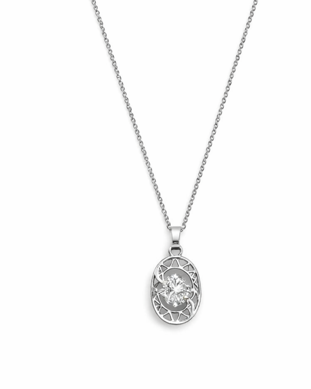 Mirea : Silver Plated Pendant Set
