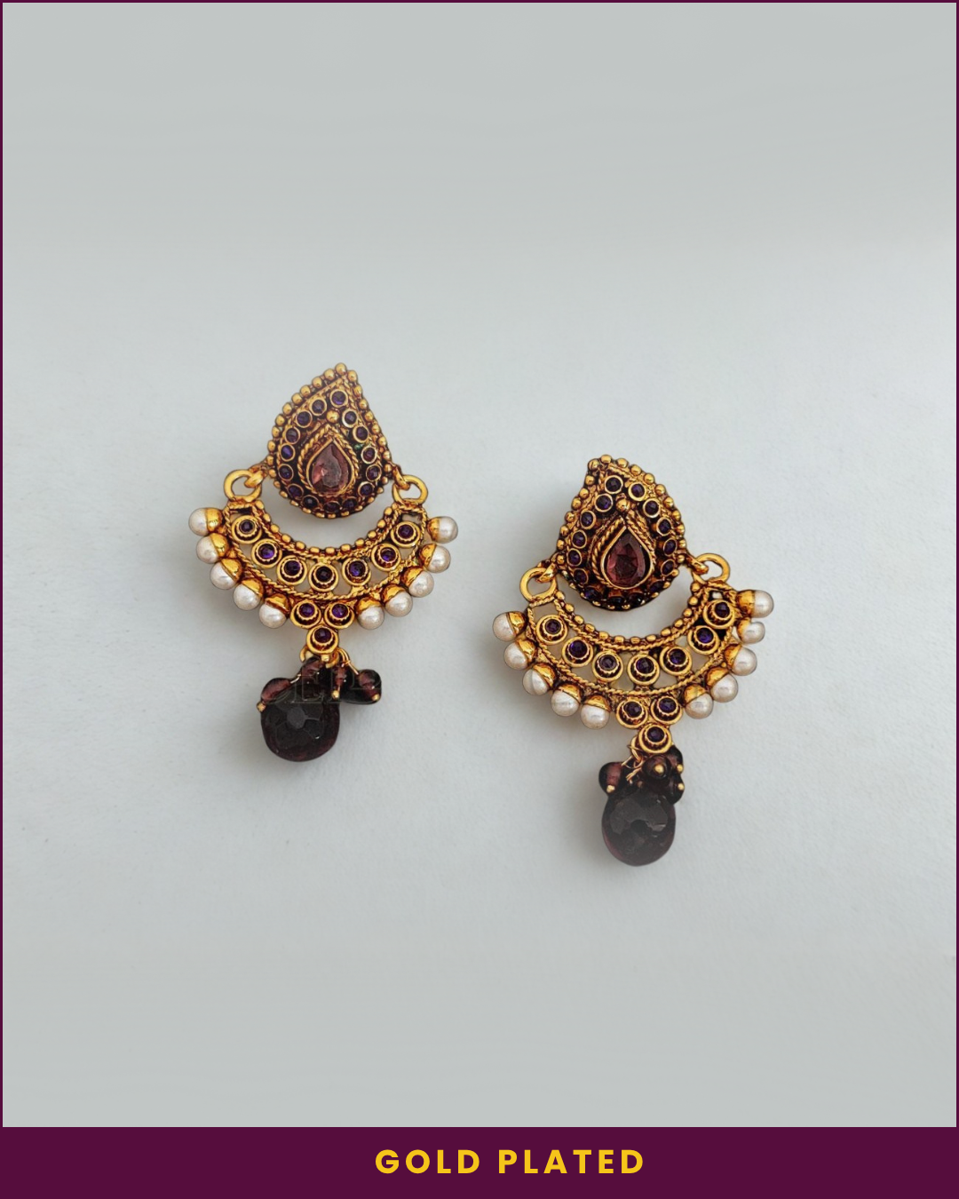 Sitara : Gold Plated Earrings