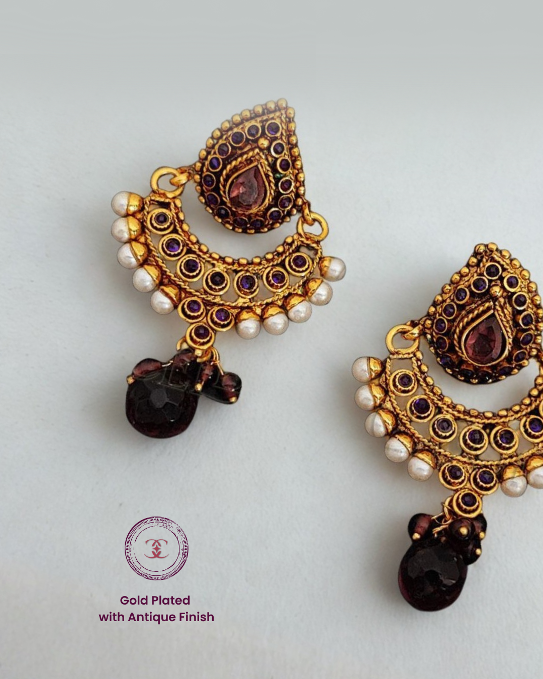 Sitara : Gold Plated Earrings