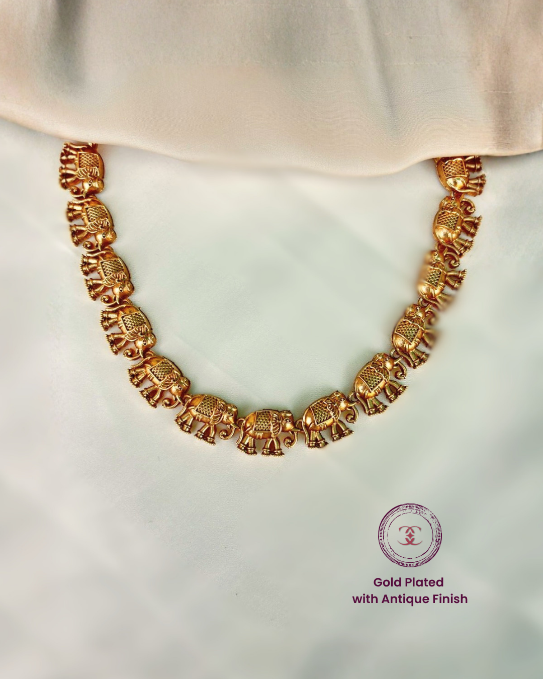 Vitund : Gold Plated Necklace Set