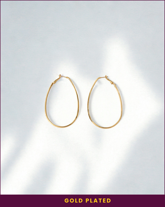 Carena : Gold Plated Hoop