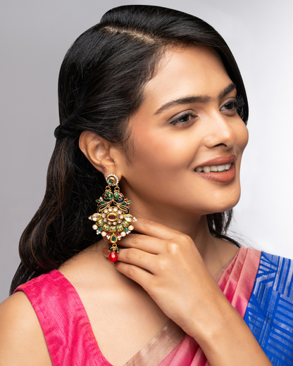 Ekani : Gold Plated Earrings