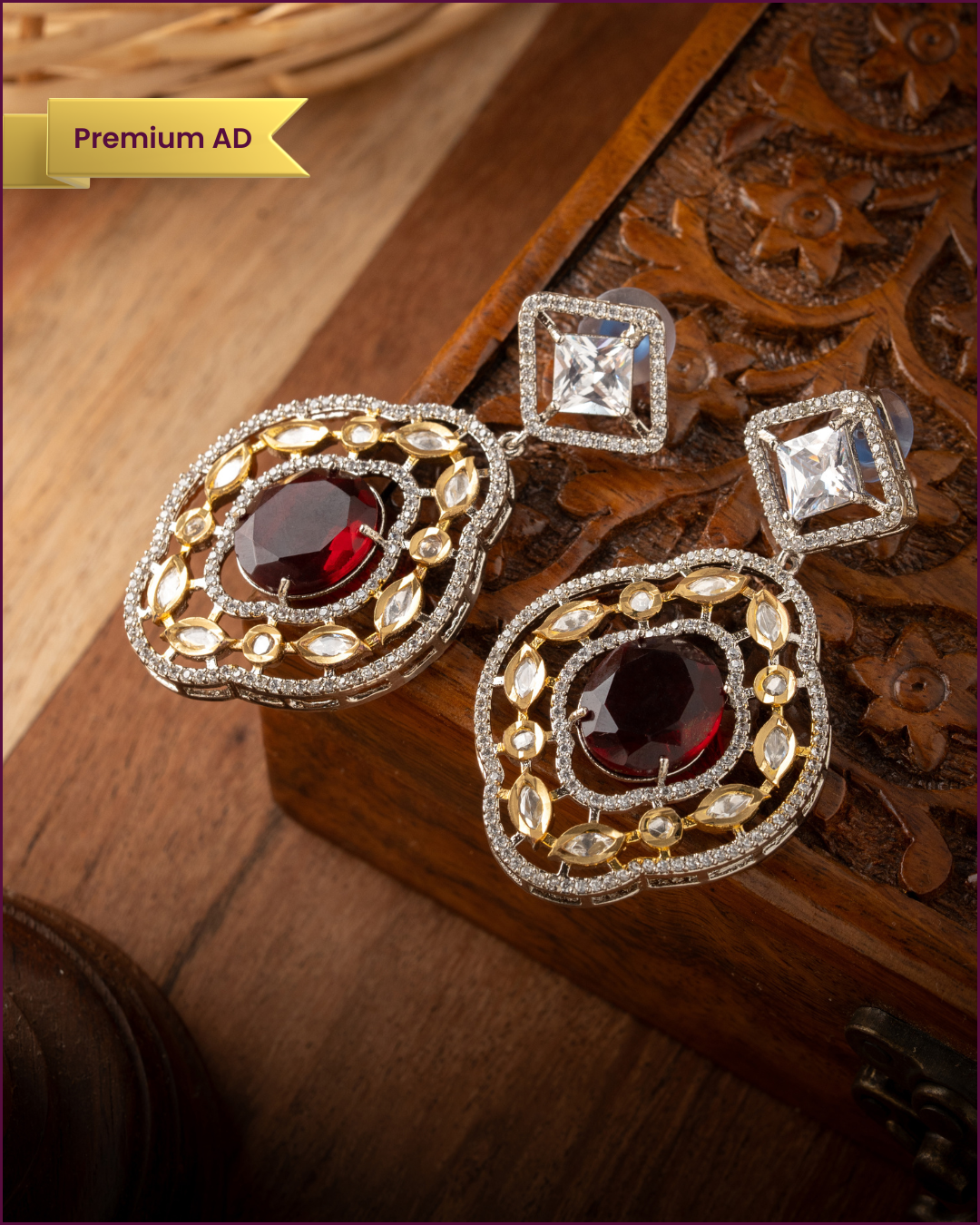 Rati : AD Earrings